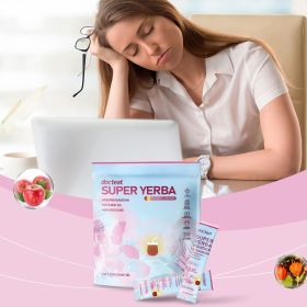 Yerba Based Daily Nutrition Powder with Ashwagandha, Vitamin D3 & Magnesium, Raspberry Lemonade Flavor Single Stick Pack Dietary Supplement