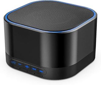 White Noise Machine with 20 Non Looping Natural Soothing Sounds Memory Function 32 Levels of Volume Powered by AC or USB and Sleep Sound Timer Th