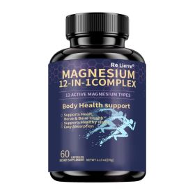 12-in-1 Lithium Glycine Capsules (Option: 60 capsules)