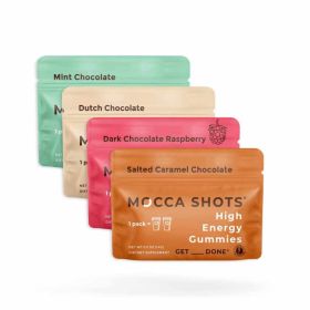 Mocca Shots Energy Gummies with Caffeine 12-Pack (Flavor: Variety Box)